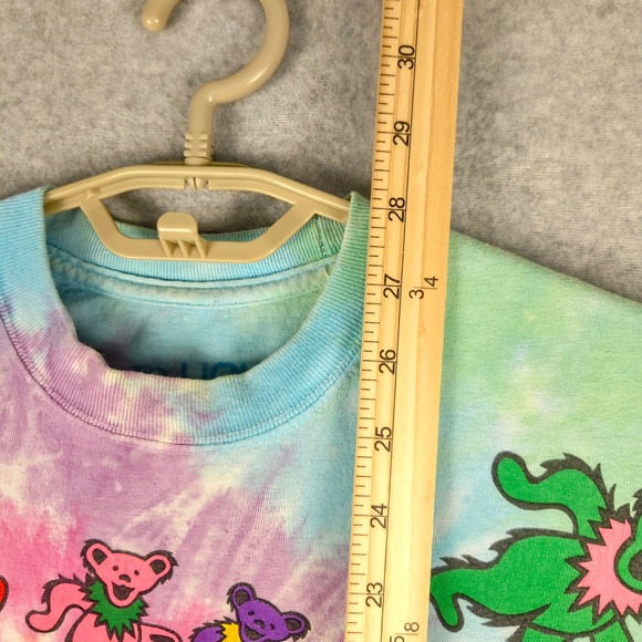 Liquid Blue Grateful Dead Dancing Bears Spiral Tie Dye T-Shirt Colorful L‎ - Picture 7 of 7